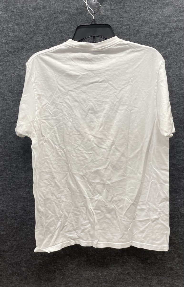 Naruto Shippuden Men's White Graphic T-shirt Uzumaki Kanji VIZ Media Sz L