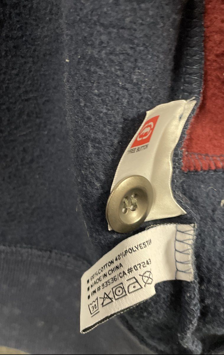 Ecko Unlimited Button Down Hoodie Men's Size Medium