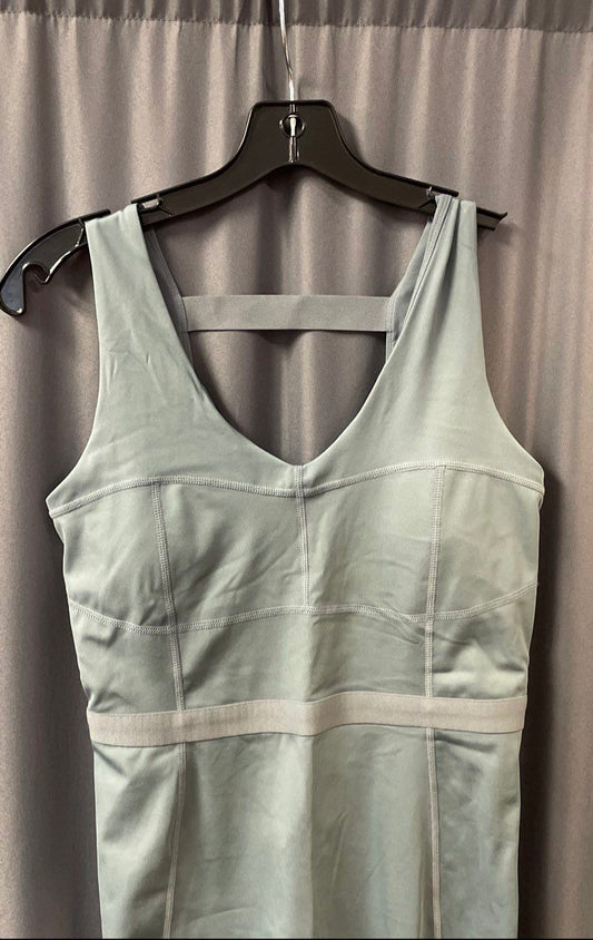 Fabletics Women's Blue V-Neck Open Back Active Jumpsuit One-Piece Sz M NWT