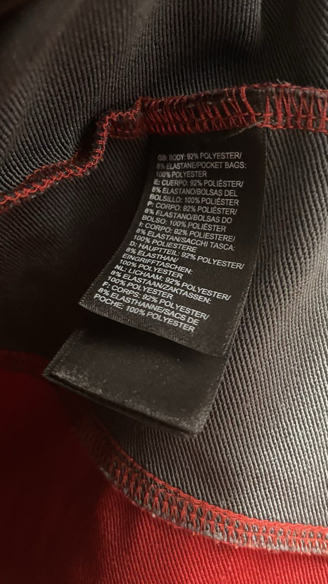 The North Face Men's Apex Softshell Jacket Red Gray Full Zip Sz S