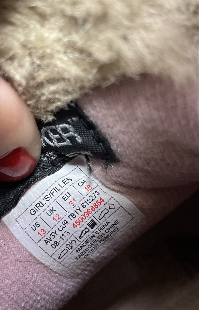 The North Face Alpenglow Brown Waterproof Faux Fur Winter Boots Girl's Size 12