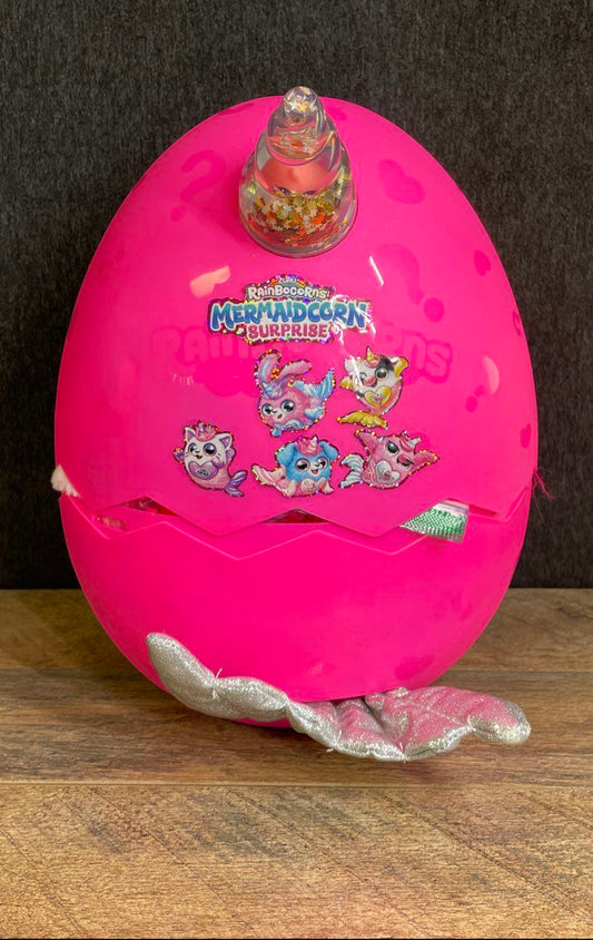 Zuru Rainbocorns Mermaidcorn Surprise Flamingo Plush Toy 2021 Open Box
