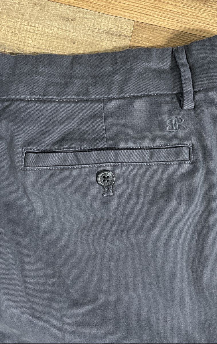 Banana Republic Men's Charcoal Gray Cotton Stretch Chino Pants Sz 36x32