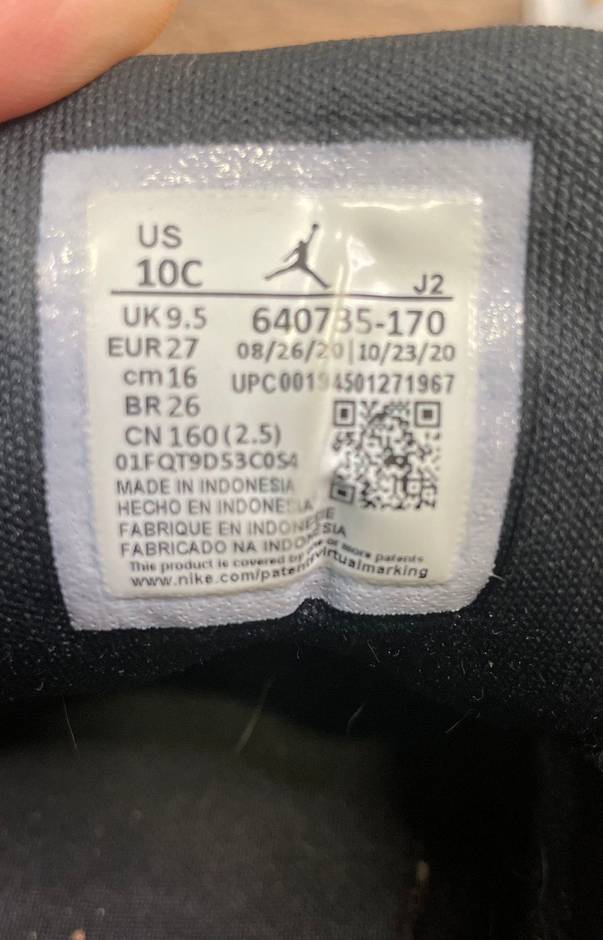 Nike Air Jordan 1 Mid Yellow Ochre Black White Toddler Size 10C