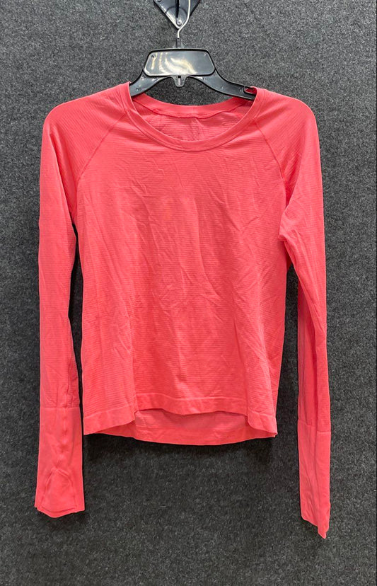 Lululemon Women's Swiftly Tech Long Sleeve Top Coral Pink Running Athletic