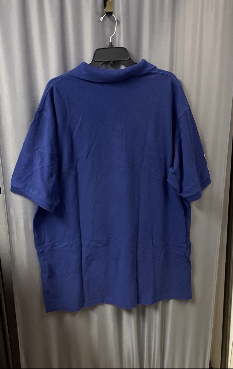 Polo Ralph Lauren Men's Blue Big Pony #3 Patch Short Sleeve Polo Shirt Sz 2XLT