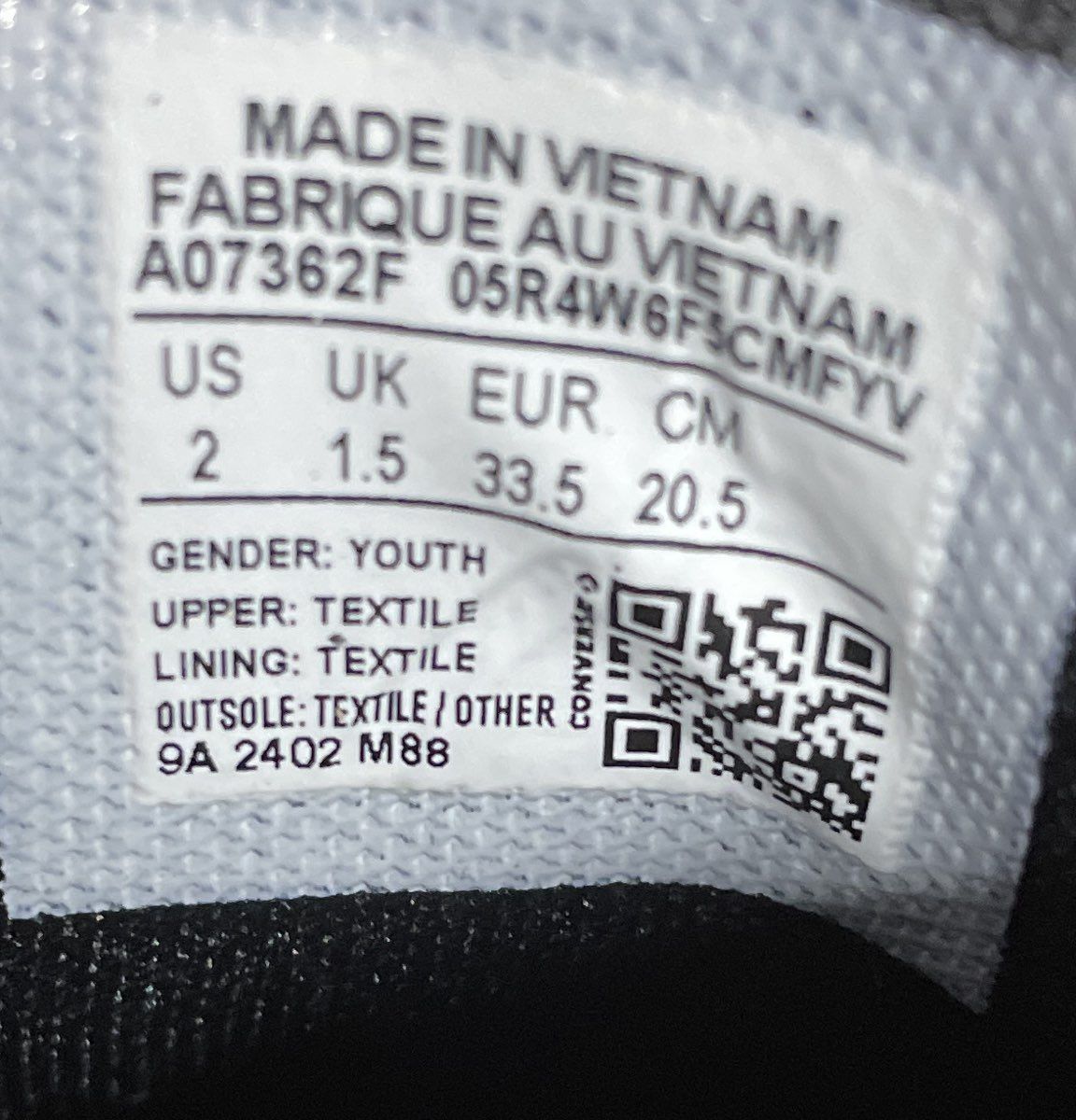 Converse Chuck Taylor All Star Street Mid Green White Sneaker Youth Size 2