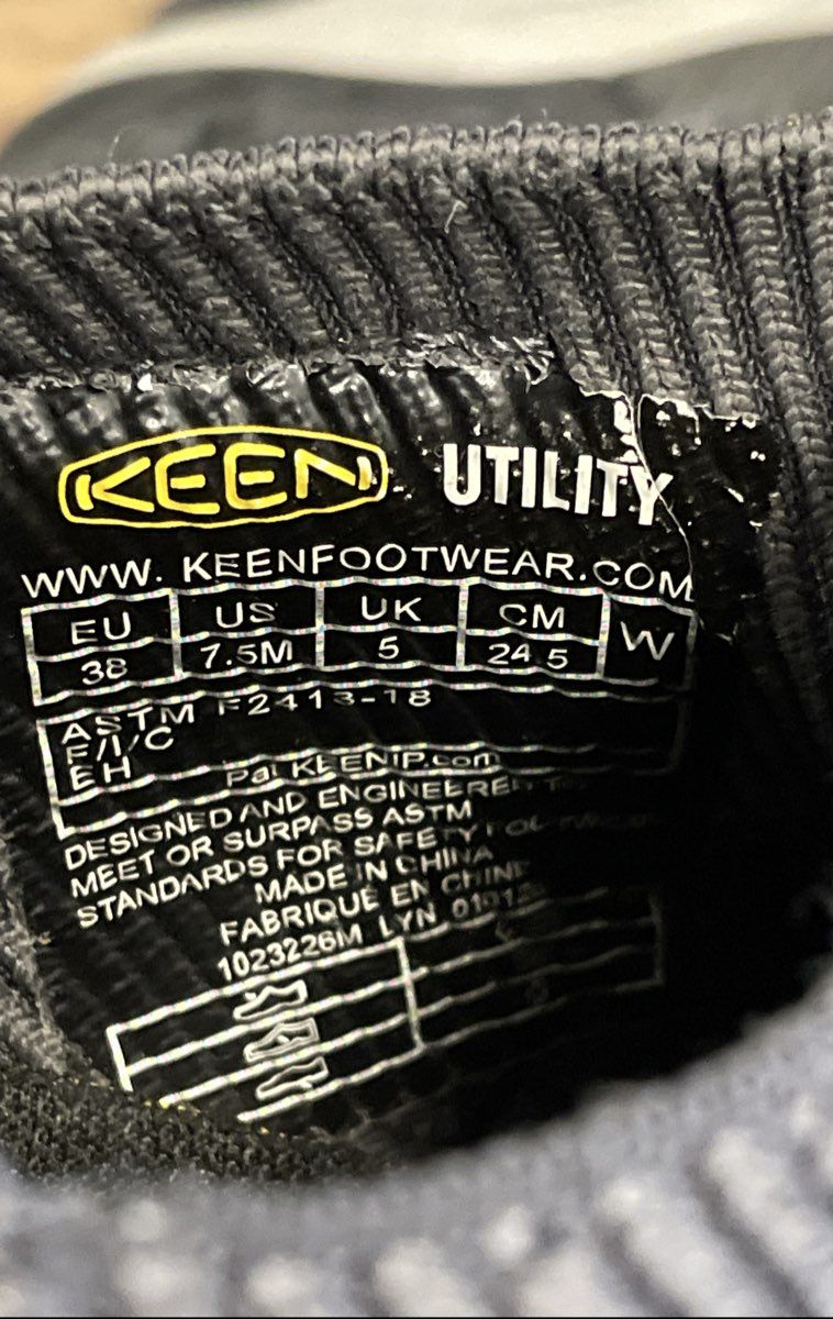 Keen Utility Vista Energy Gray Volt Work Safety Shoes Womens Size 7.5