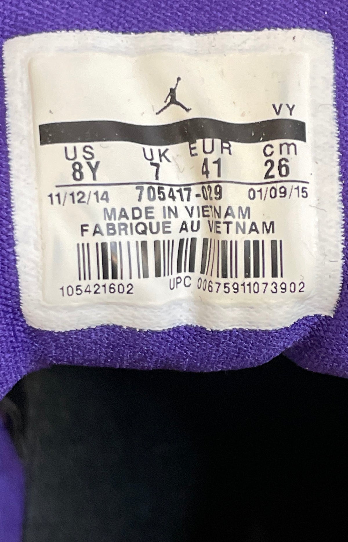 Nike Air Jordan 7 Retro Nothing But Net Sweater Black Teal GS Size 8Y