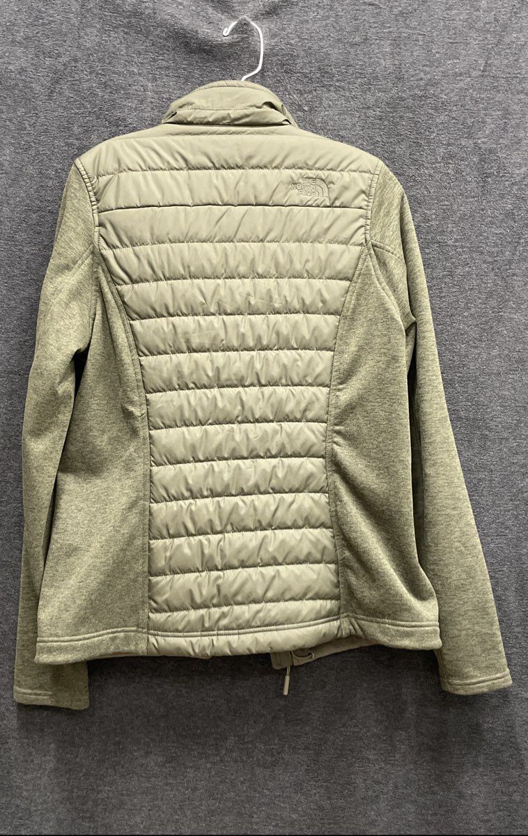 The North Face Women's Mashup Quilted Fleece Hybrid Jacket Green PrimaLoft