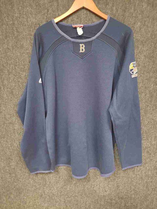 Vintage 2004 Boston Red Sox World Series Champions Majestic Therma Base Sz XL