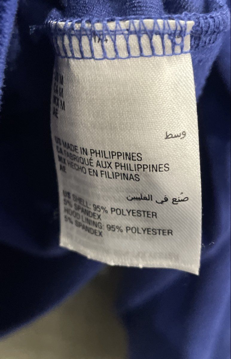INC Women's Blue Velour Tracksuit Set Zip Hoodie M & Drawstring Pants Sz S