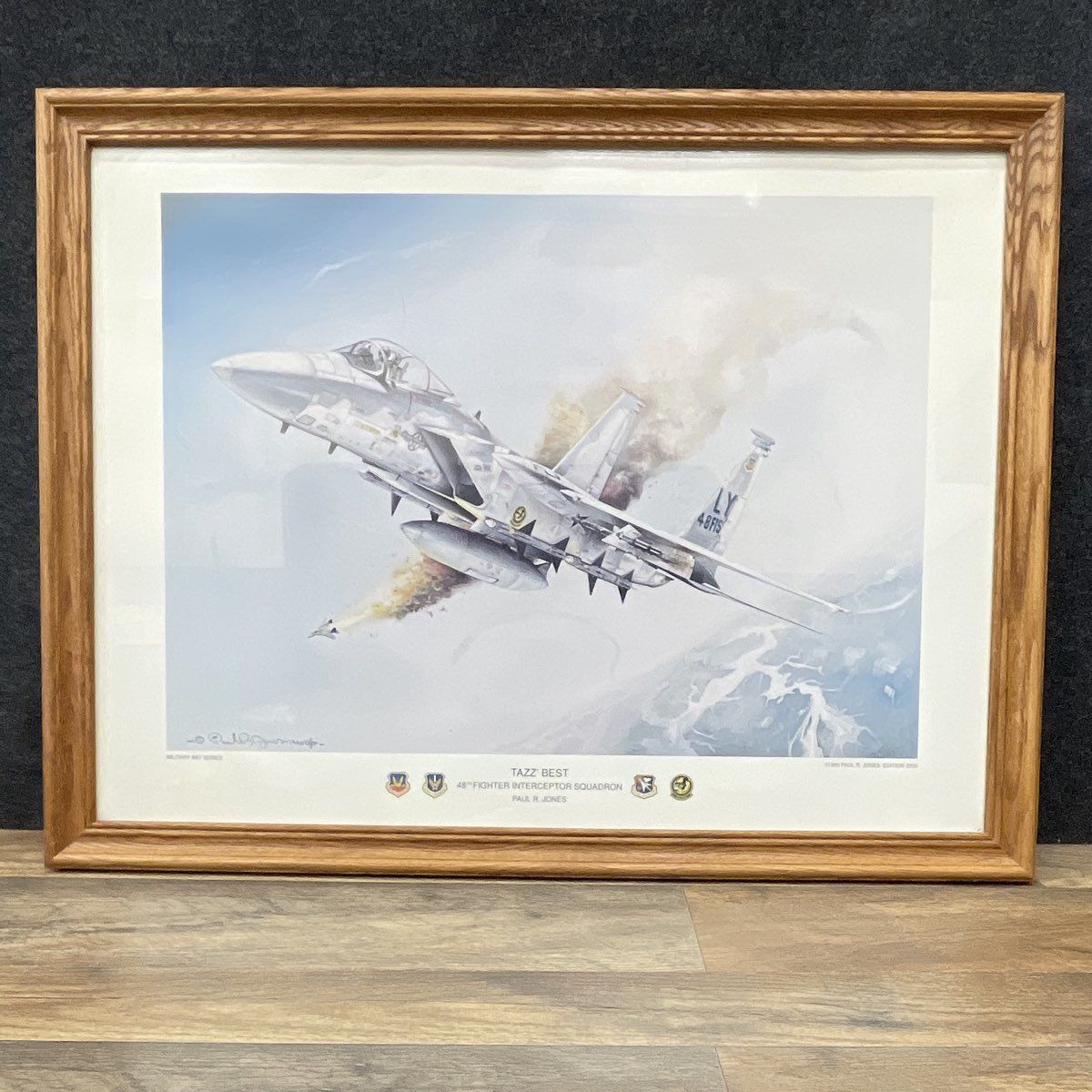 Framed Signed Paul R Jones Tazz Best Print