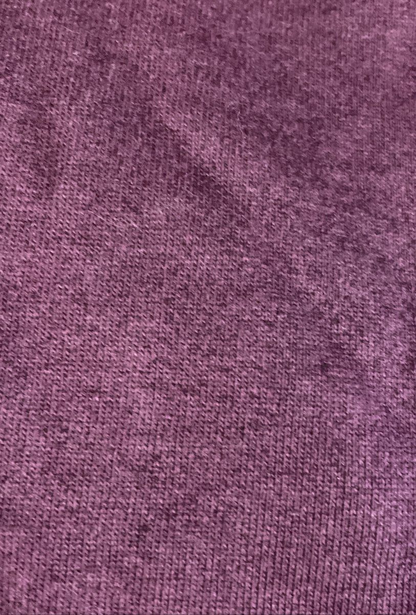 Free People Women's Plum Purple Beaded Sleeve Cropped Sweatshirt Pullover Sz XS