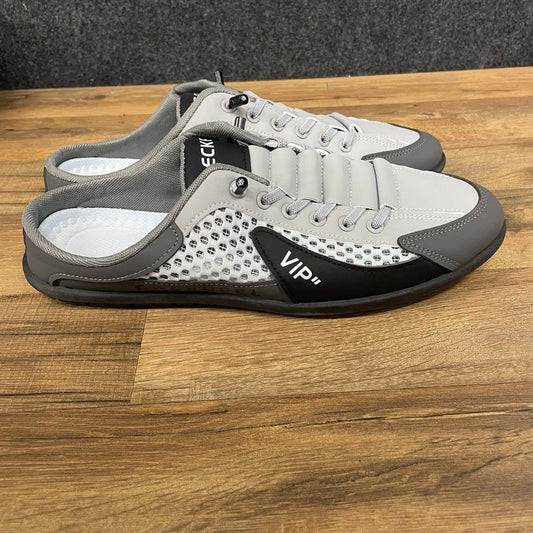 Cacrufel BLS.ECKE Mesh Breathable Casual Half Slipper Sneaker Size 46 US 12