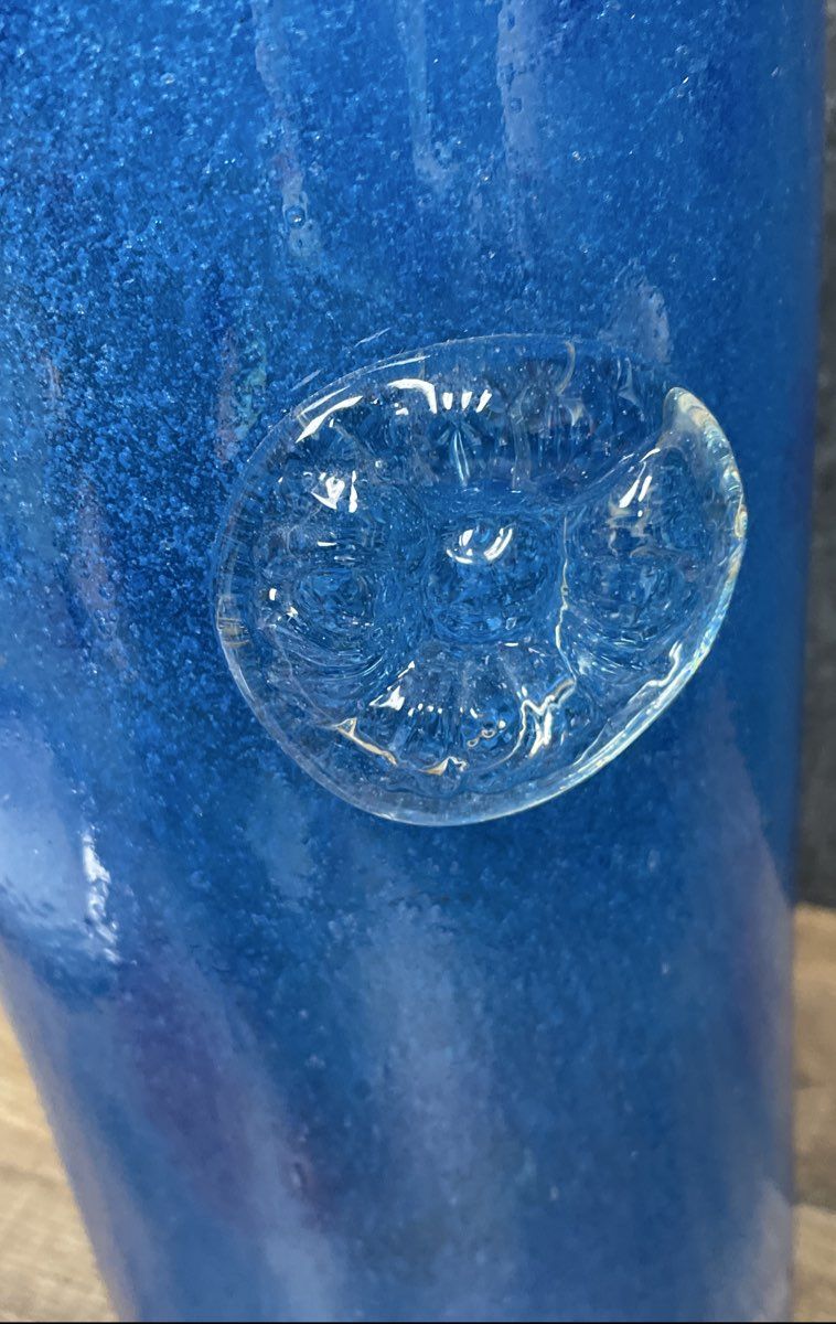 Hand Blown Art Glass Vase