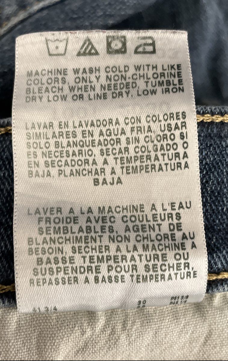 Lee Men's Blue Regular Fit Denim Stretch Jeans Distressed Sz 36x29