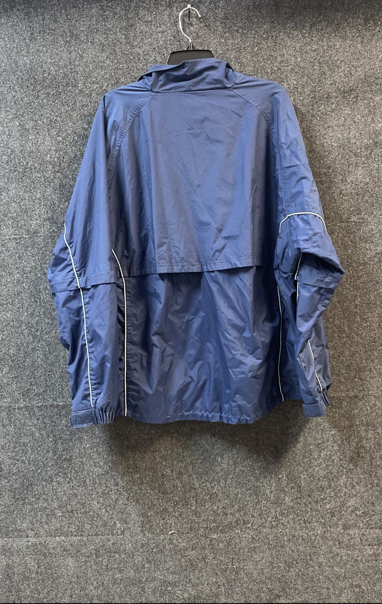 Rawlings Men's Blue 1/4 Zip WL Baseball Windbreaker Pullover Jacket Sz XL