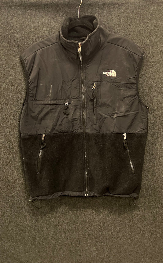The North Face Men's Denali Fleece Vest Black Full Zip Size L