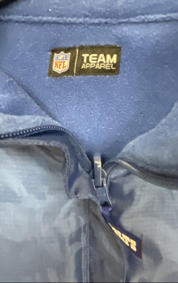 Men's Blue NFL Team Apparel Jacket - Size XL
