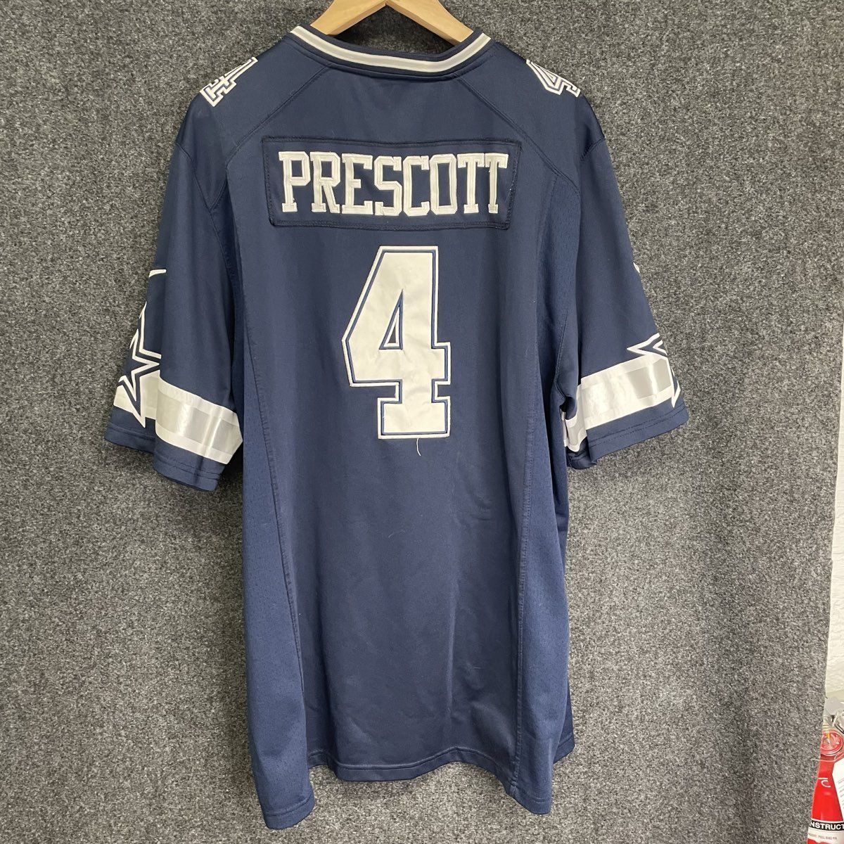 Nike Men's Dallas Cowboys Dak Prescott #4 Football Jersey Navy Blue Sz XXL