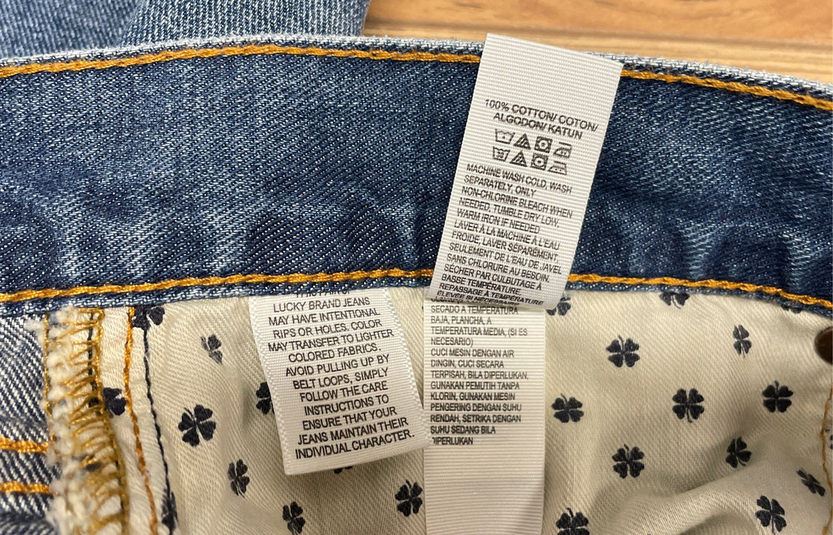 Lucky Brand Men's 221 Original Straight Jeans Blue Denim Sz 36x30