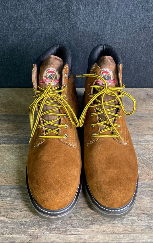 Brahma Waterproof Bravo Brown Leather Work Boots Men's Size 13 EE