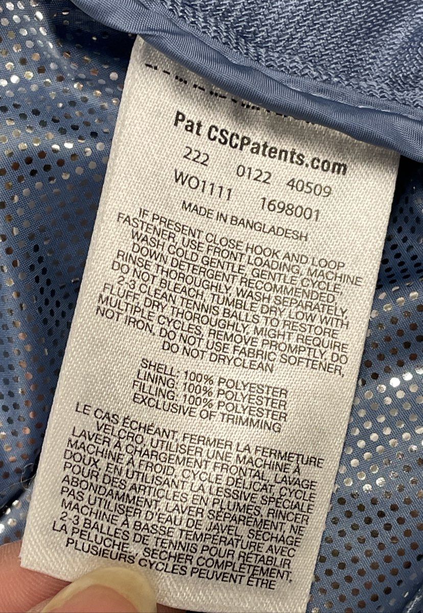 Columbia Men's Blue Two-Tone Omni-Heat Quilted Puffer Jacket Sz L