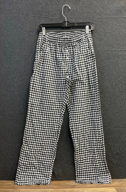 Gap Men's Black White Checkered Gingham Cotton Pajama Lounge Pants NWT Sz XS