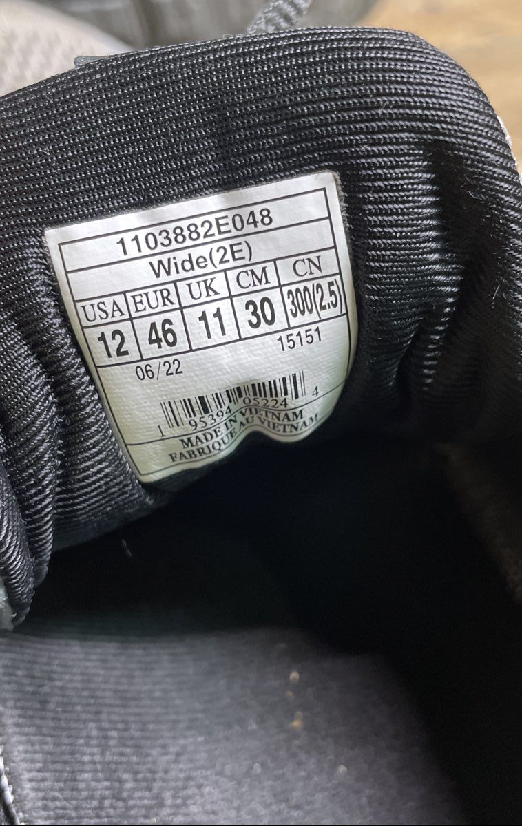 Brooks Trace Grey Black Neutral Running Shoes Men's Size 12 Wide 2E