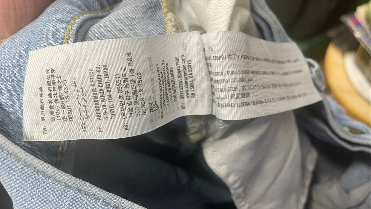 Hollister Men's Skinny Epic Flex Jeans Light Wash Stretch Denim Sz 32x30