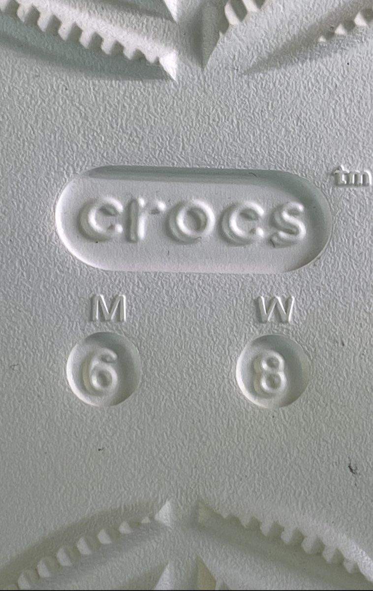 Crocs Custom Dallas Cowboys Slides White Football NFL Sandals Size W8 M6