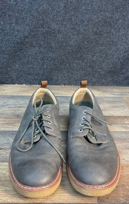 Crown Vintage Tinzin Grey Plain Toe Oxford Shoes Size 10.5