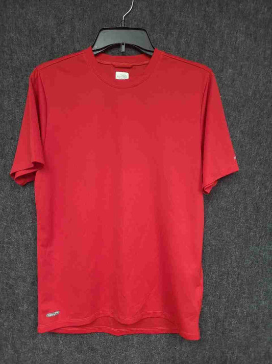 The North Face Men's Red Short Sleeve Performance Active T-Shirt Sz S