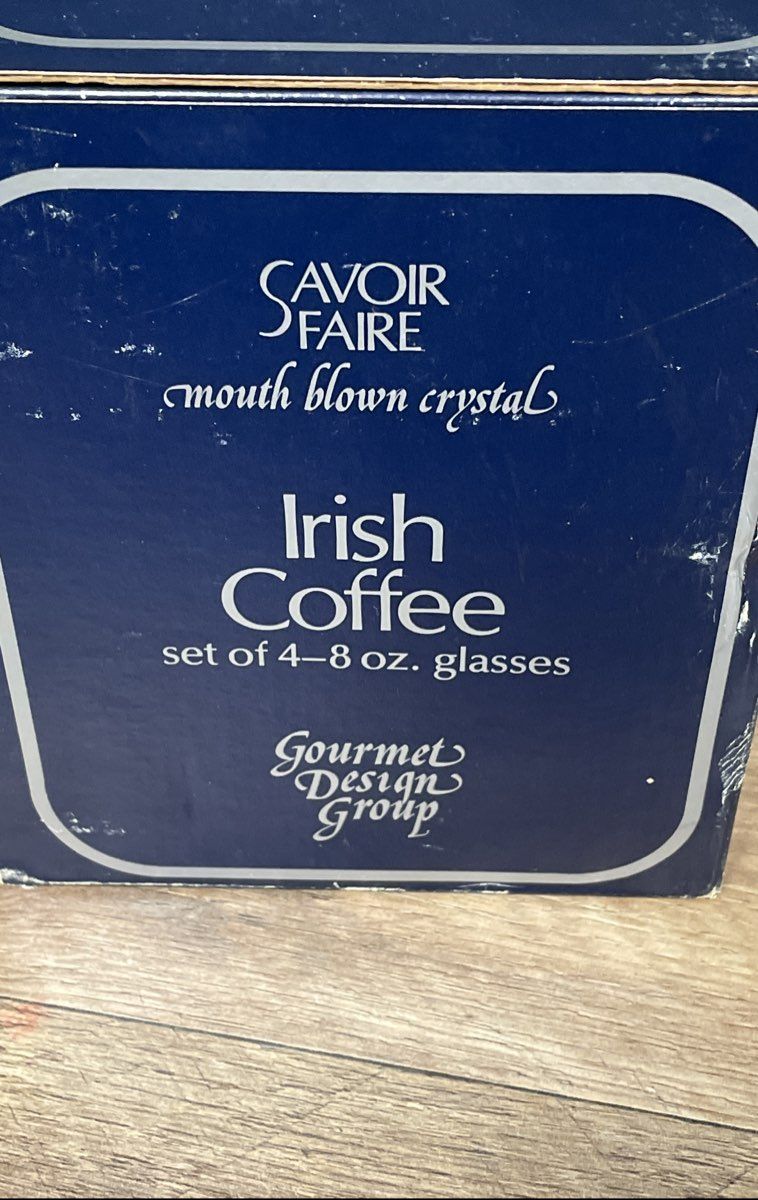 Savior Faire Irish Coffee Glass Set
