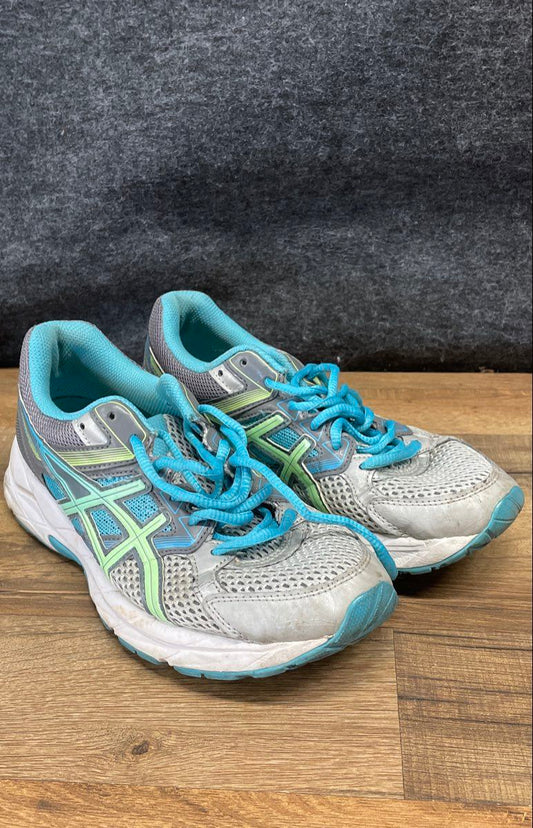 Asics Gel-Contend 3 T5F9N Silver Teal Running Sneakers Women's Size 7