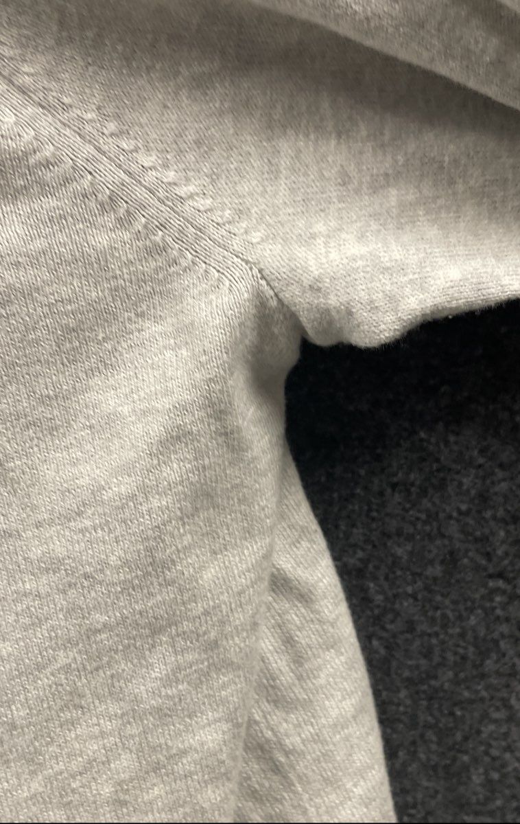 J.Crew Women's Teddie Sweater Gray Heart Print Crewneck Cotton Knit Sz 2X