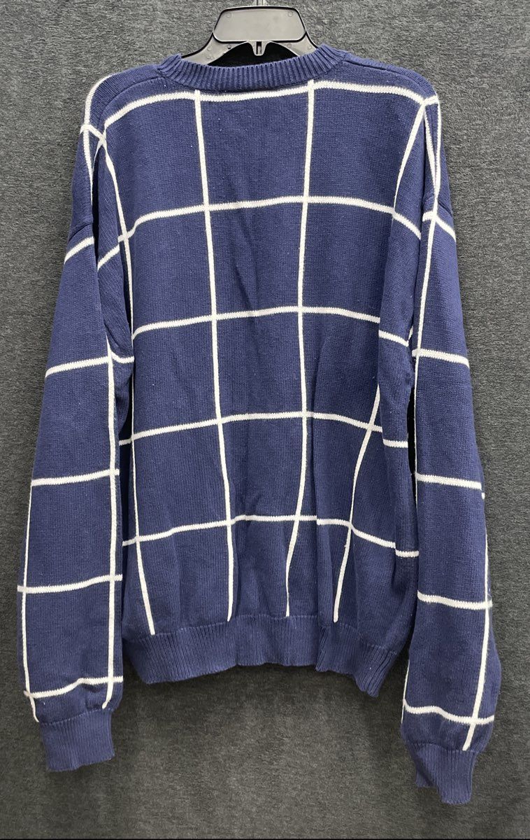 Vintage 90s Warner Bros Men's Taz Looney Tunes Golfing Sweater Blue Sz XXXL