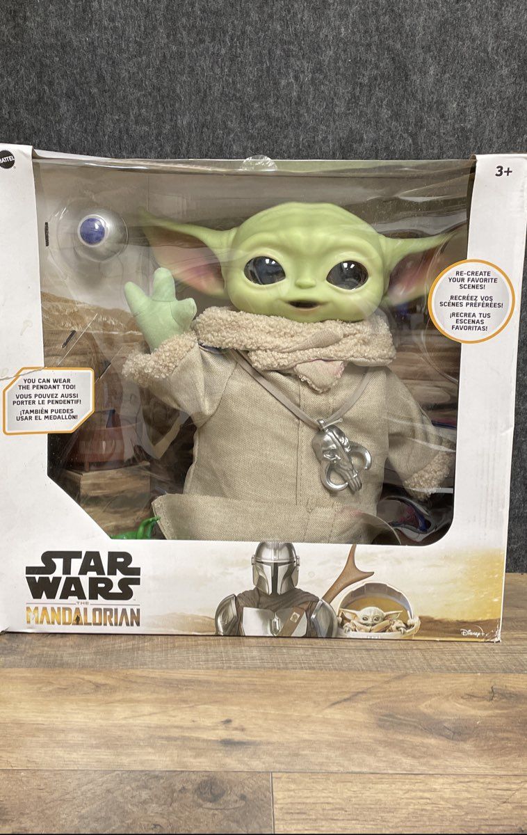 Mattel Star Wars The Mandalorian The Child Plush Baby Yoda New Sealed In Box