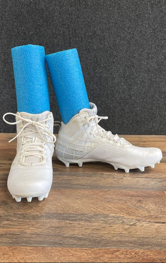 Under Armour Highlight MC High Top Football Cleats White Size 10.5