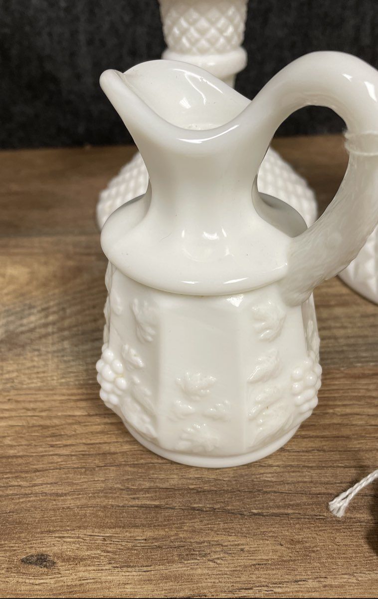 Mixed Milk Glass Lot