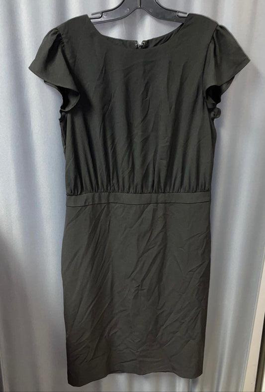 Ann Taylor Women's NWT Black Blouson Flutter Sleeve Sheath Dress Sz 10