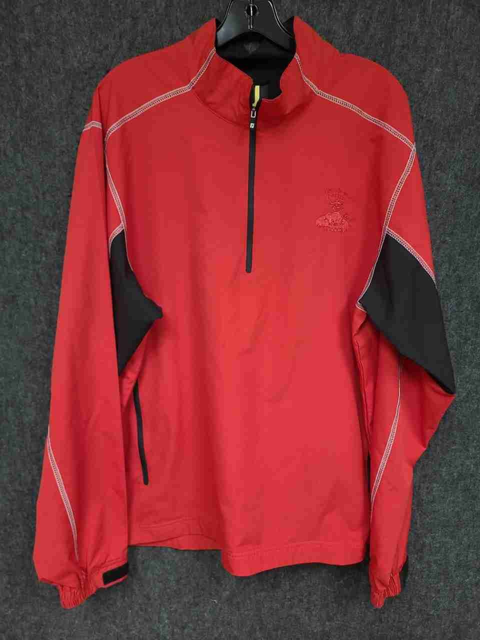 FootJoy Men's 1/4 Zip Pullover Red Meadows Farms Golf Course Embroidery Sz L