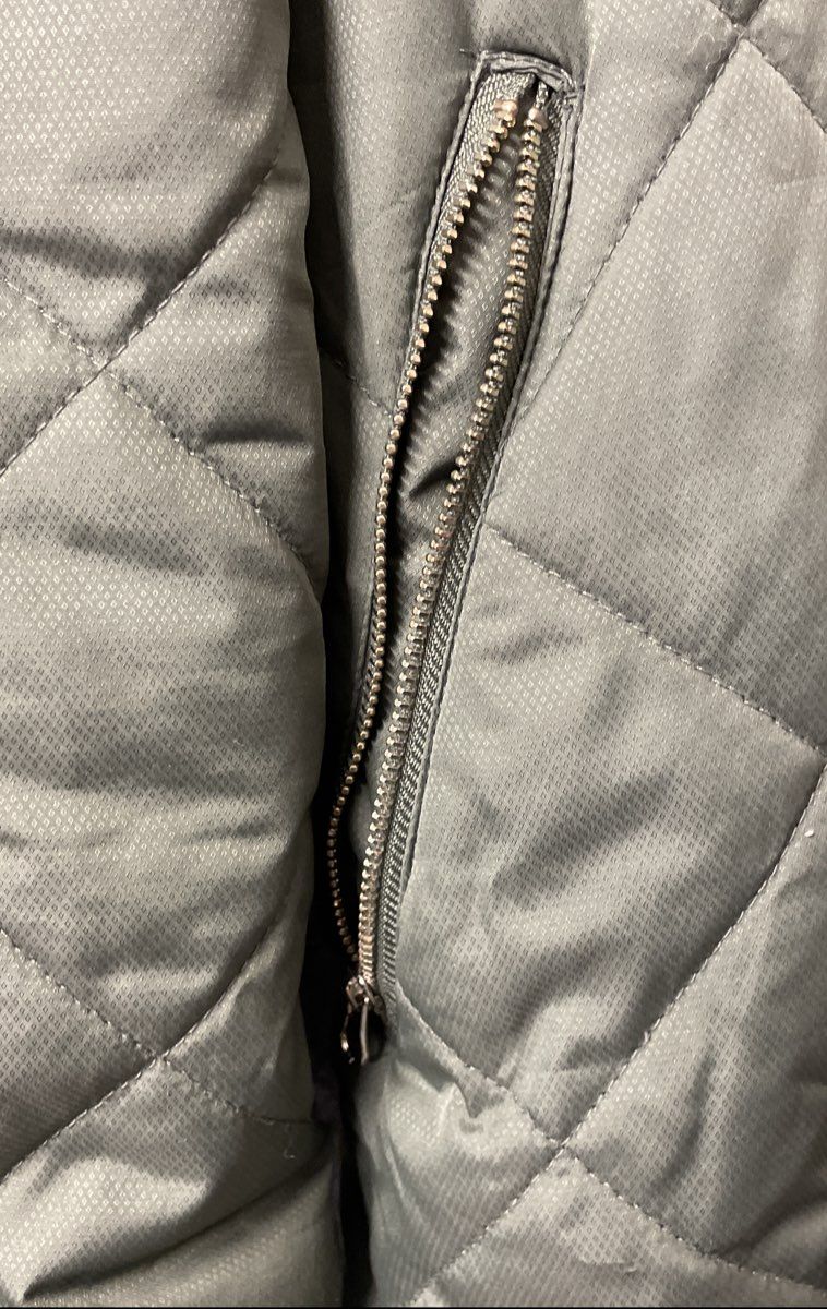 Avalanche Women's Green Quilted Jacket Sherpa Lined Hooded Size S