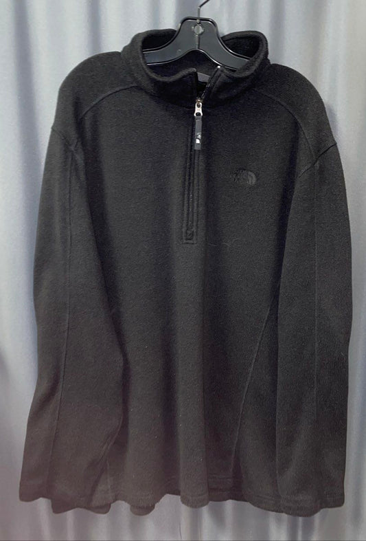 The North Face Men's Black 1/4 Zip Fleece Pullover Sweatshirt Sweater Sz XXL