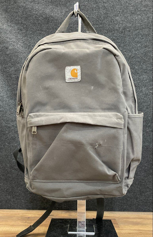 Carhartt Gray Essentials Backpack Daypack Bookbag Travel Work Bag