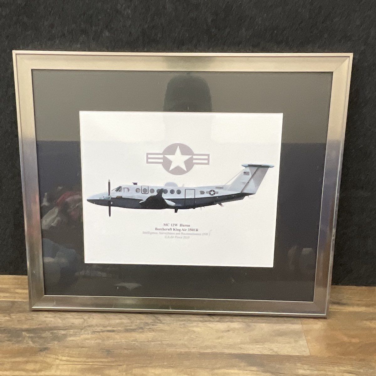 U.S. Air Force 2010 Framed Print MC 12W Huron Beechcraft King Air 350ER (ISR)