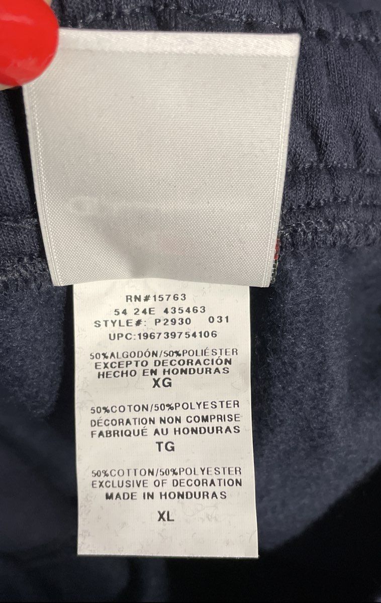 Champion Men's Navy Blue Powerblend Fleece Open Bottom Sweatpants Sz XL NWT