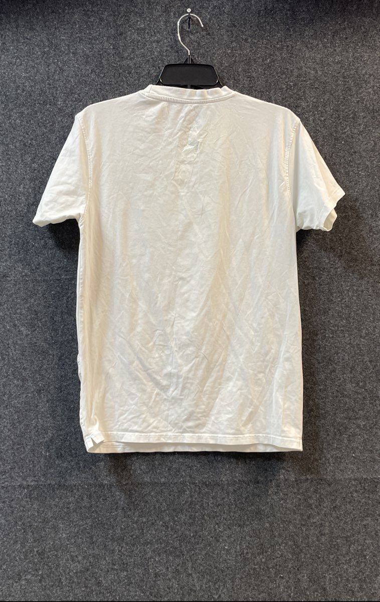 Bleecker & Mercer Men's White The World Is Yours Abstract Graphic Tee Sz Small