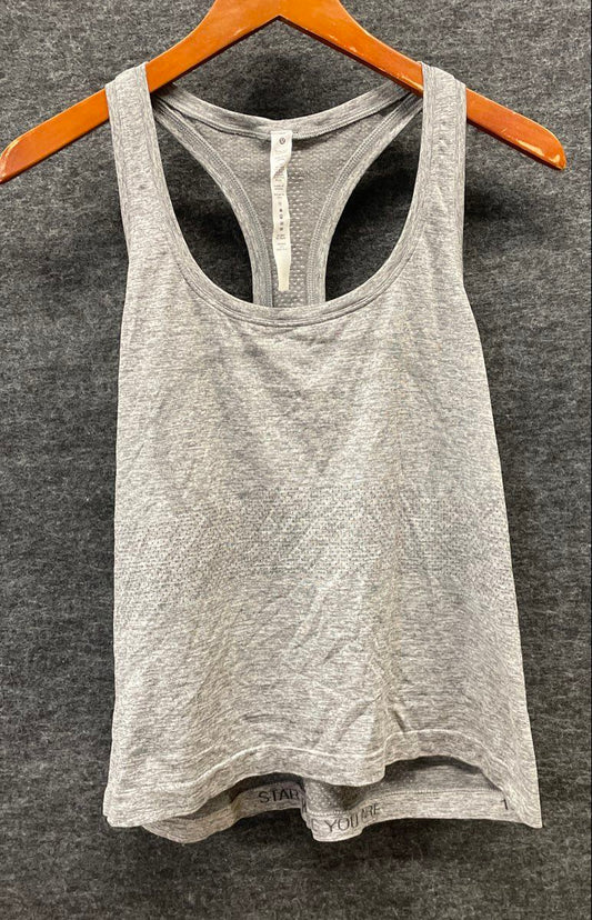 Lululemon Women's Swiftly Tech Racerback Tank Top 2.0 Heathered Gray Size M
